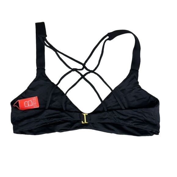 Bikini Set B Swim Black Top D & Prana Green Boho Bottom L Summer Swimwear - Picture 4 of 9